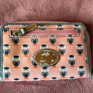 Disney Coral Wallet with Mickey Mouse Design